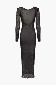 Backless Open Knit Long Sleeve Maxi Dress sold by Micas