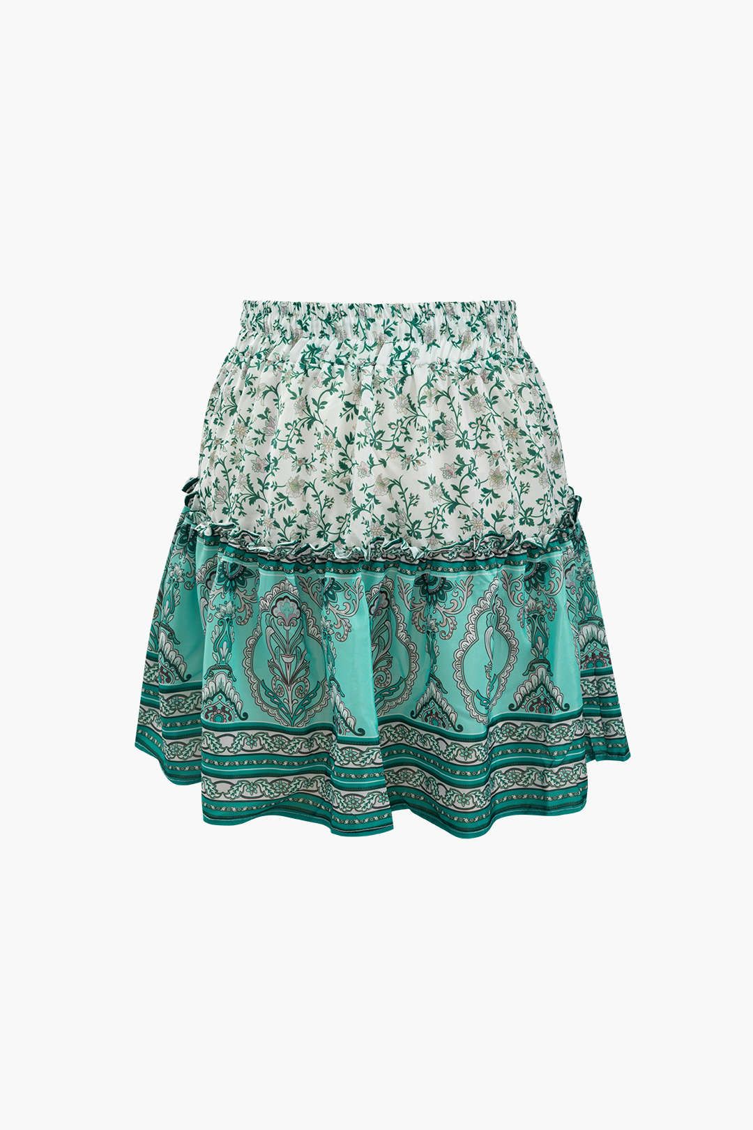 Floral Print Tie Strap Cami Top And Mini Skirt Set sold by Micas product image thumbnail 3