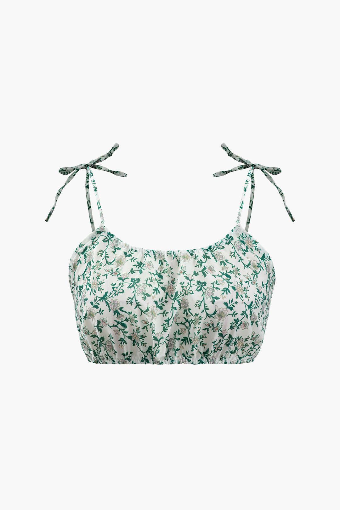 Floral Print Tie Strap Cami Top And Mini Skirt Set sold by Micas product image thumbnail 2