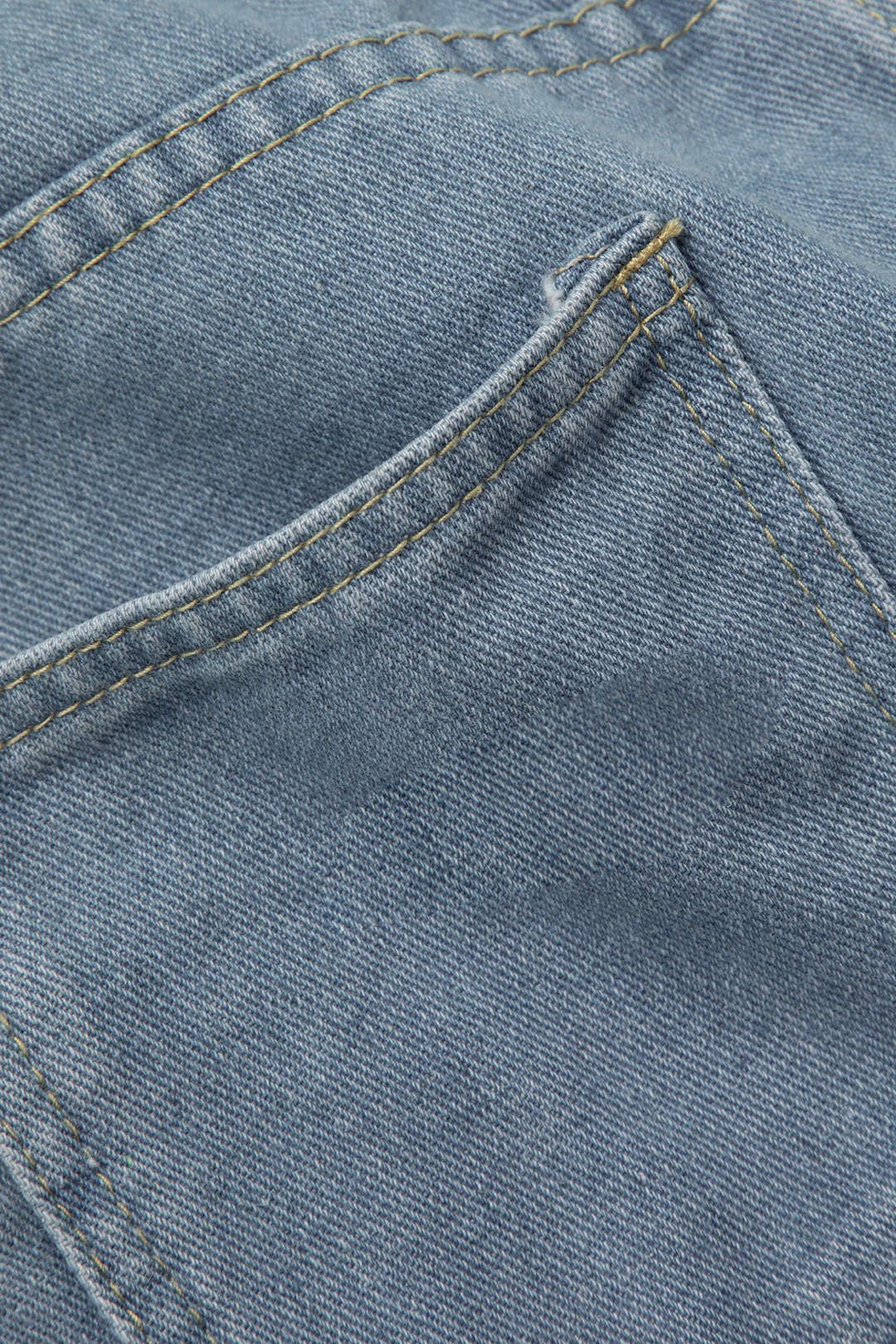 Flap Pocket Denim Mini Skirt sold by Micas product image thumbnail 7