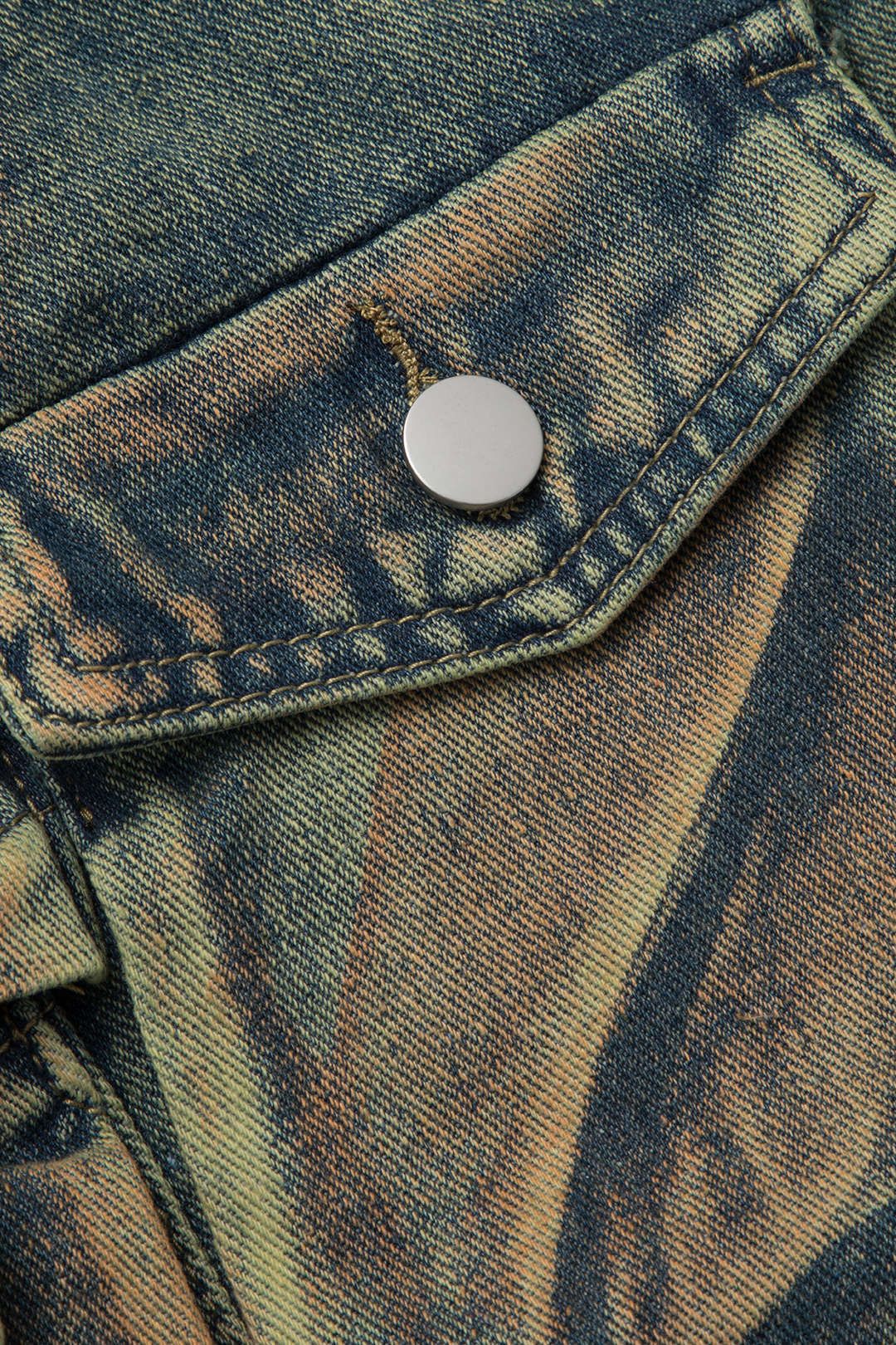 Flap Pocket Denim Mini Skirt sold by Micas product image thumbnail 8