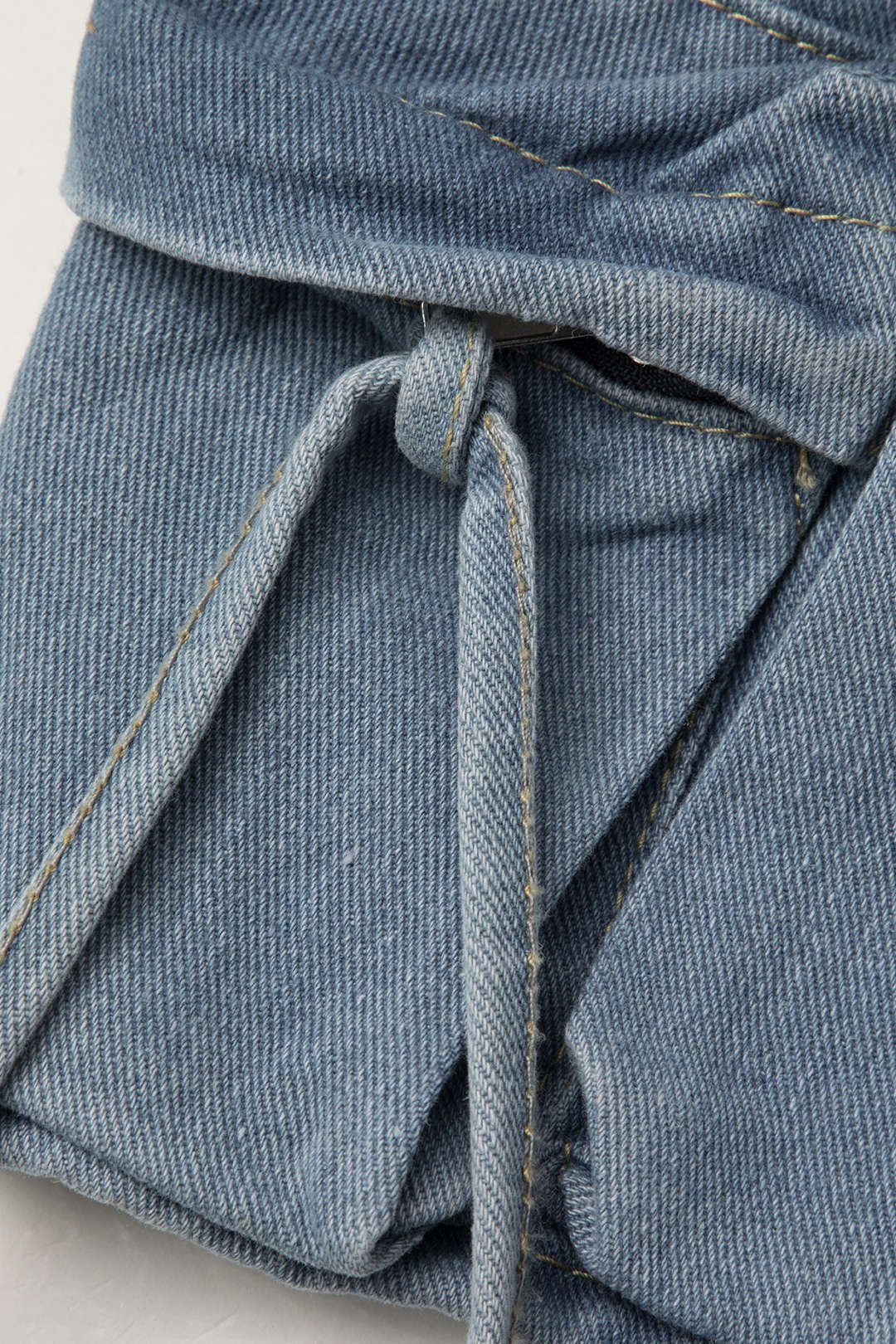 Flap Pocket Denim Mini Skirt sold by Micas product image thumbnail 5