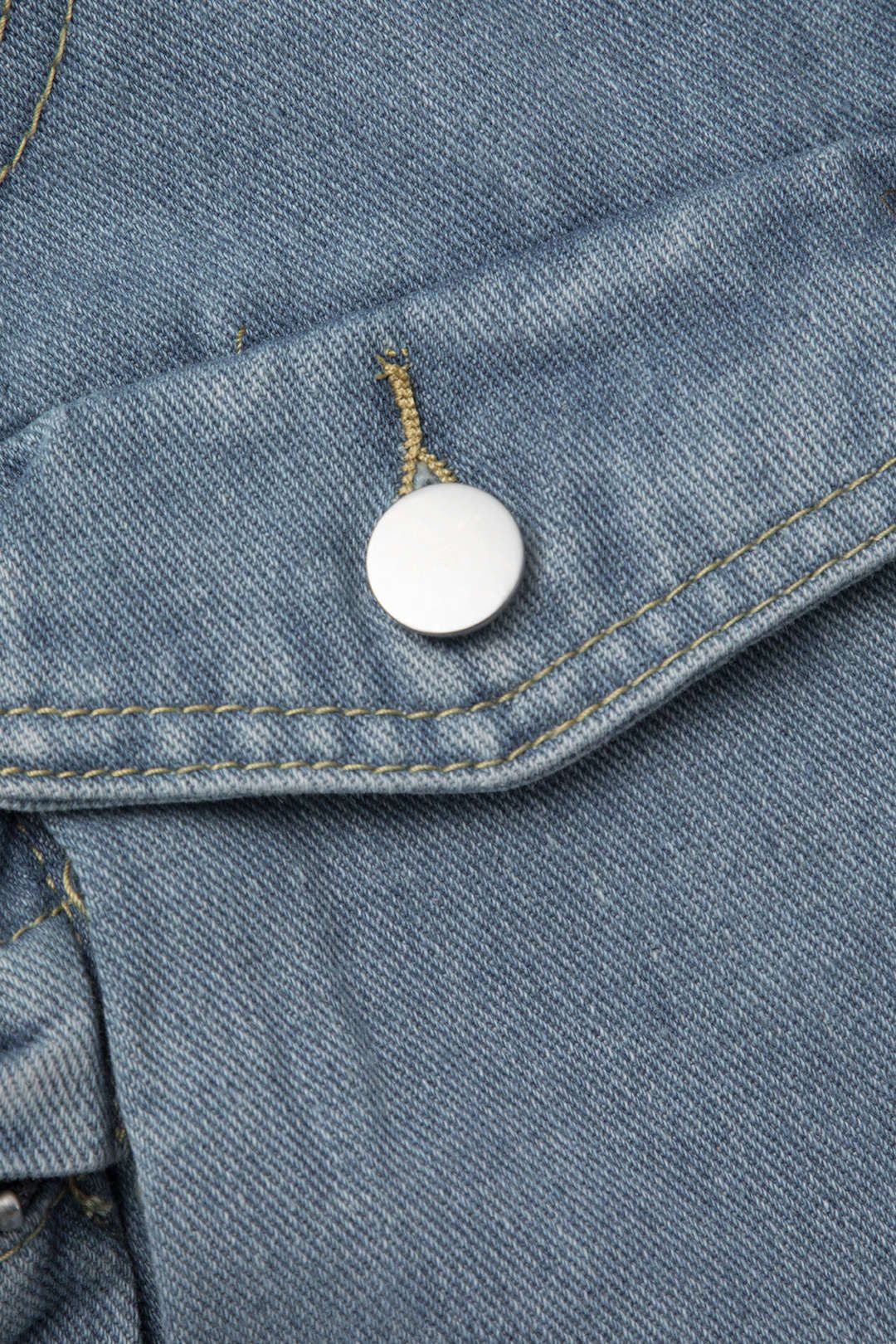 Flap Pocket Denim Mini Skirt sold by Micas product image thumbnail 6