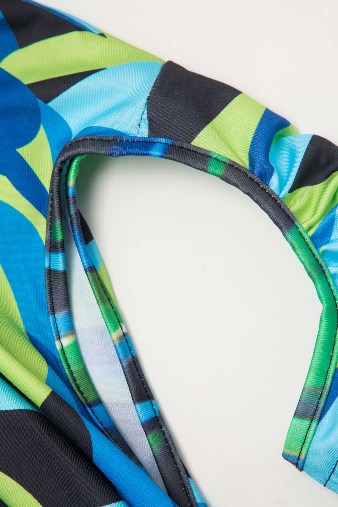 Printed Cut Out Sleeve Ruched Mini Dress sold by Micas product image thumbnail 5