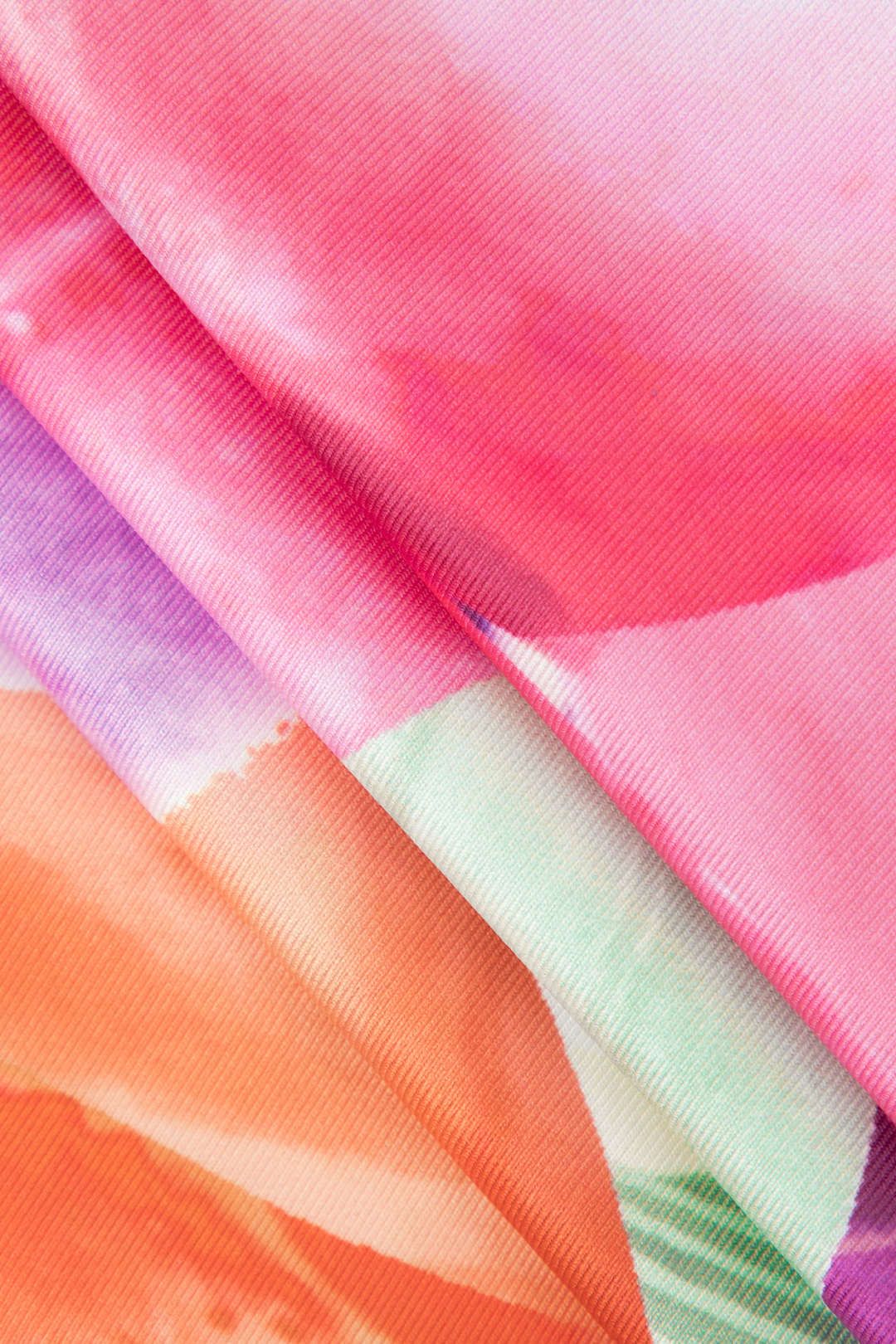 Floral Print Back Slit Maxi Dress sold by Micas product image thumbnail 4