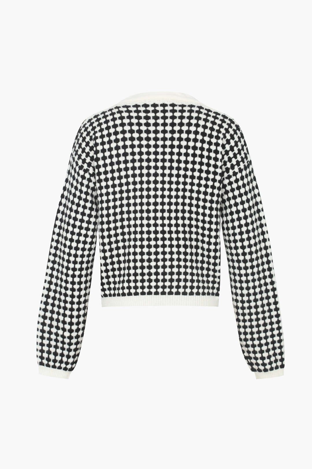 Checkerboard Cardigan sold by Micas product image thumbnail 2