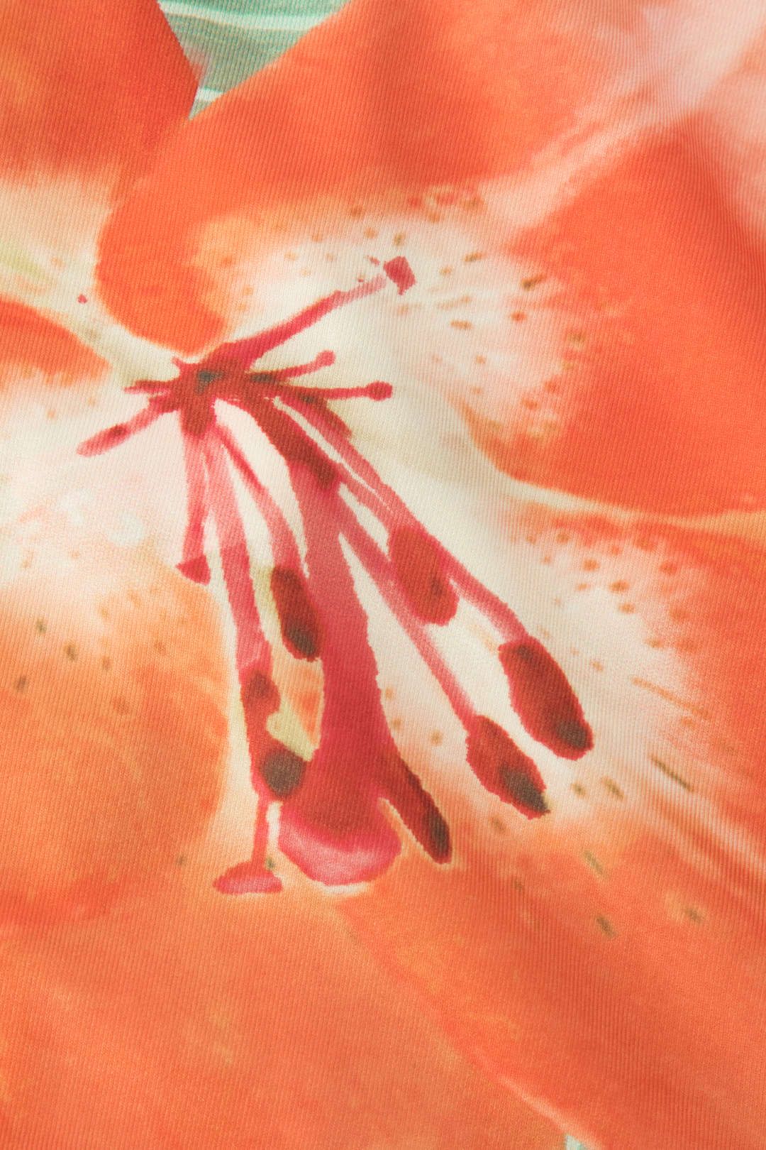 Floral Print Back Slit Maxi Dress sold by Micas product image thumbnail 3