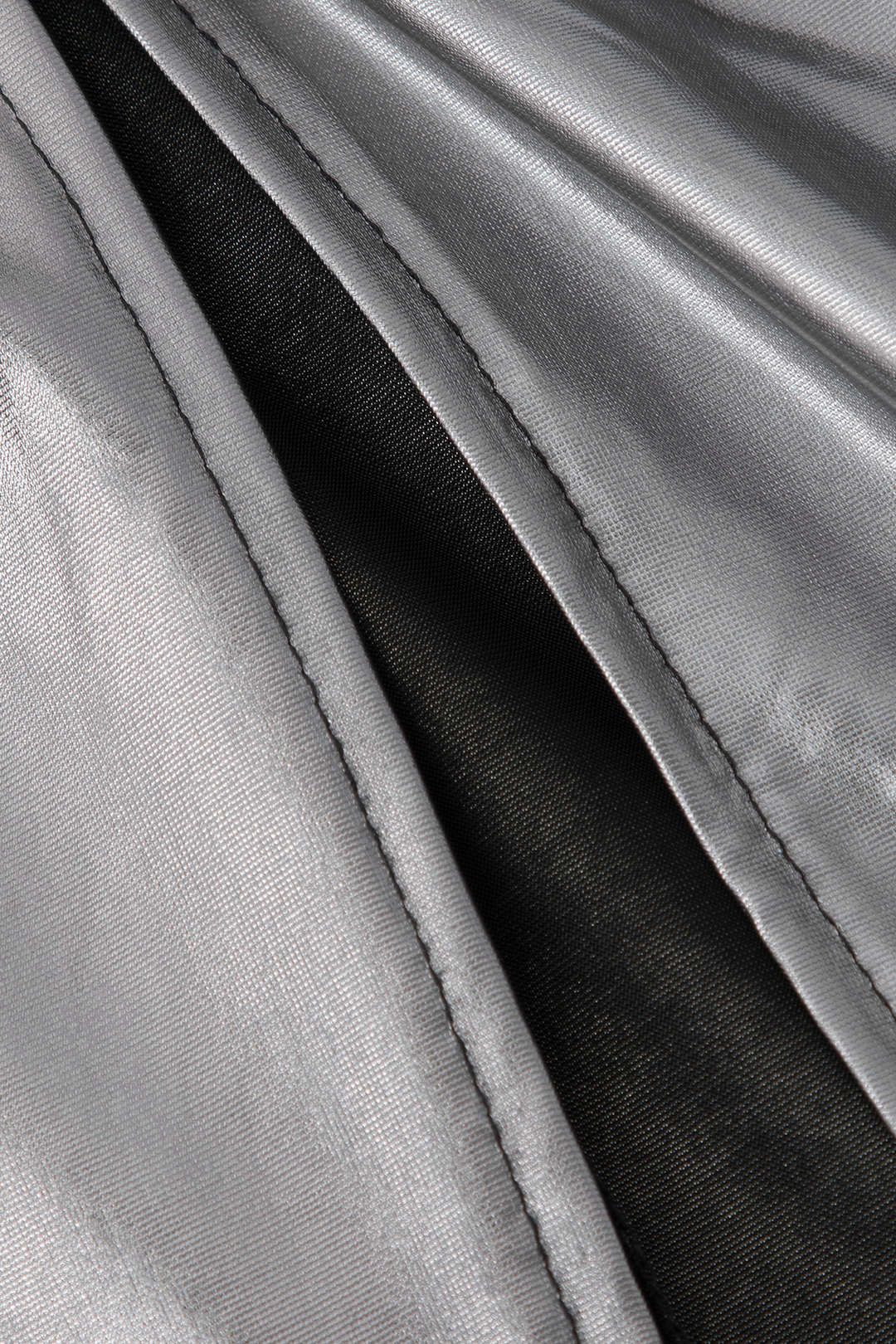 Metallic Cowl Neck Cut Out Slit Maxi Dress sold by Micas product image thumbnail 5