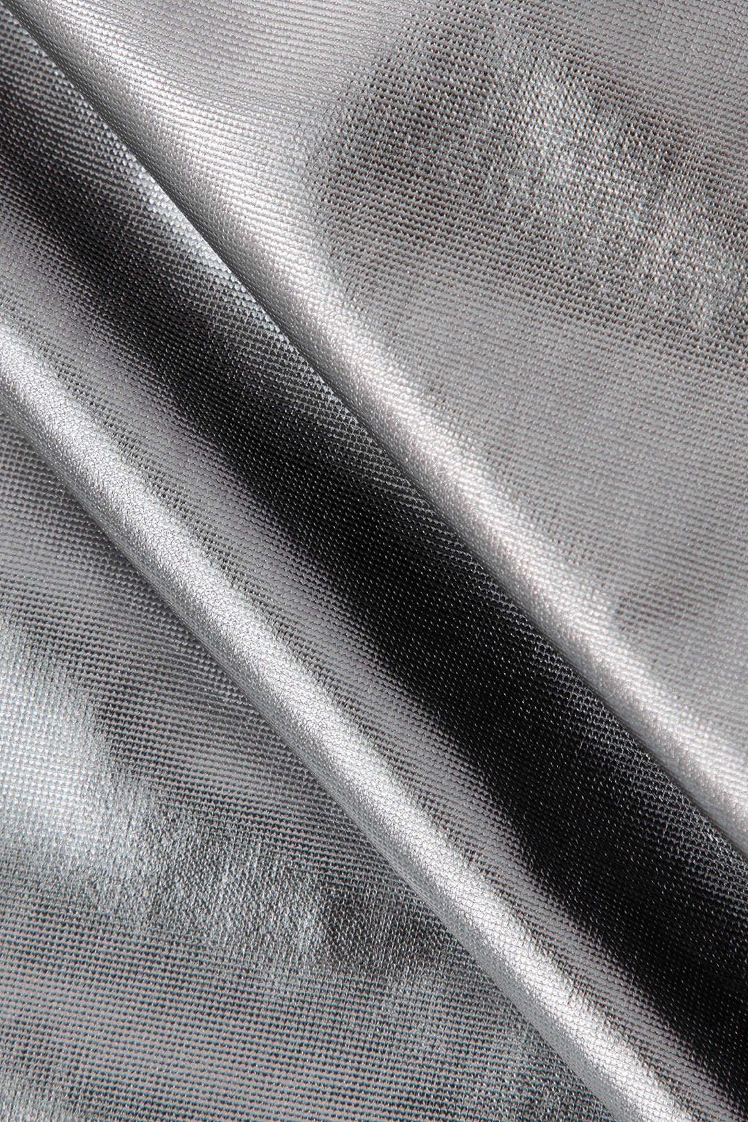 Metallic Cowl Neck Cut Out Slit Maxi Dress sold by Micas product image thumbnail 3