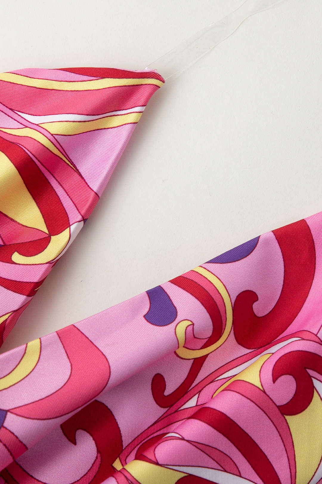 Printed Cowl Neck Halter Backless Maxi Dress sold by Micas product image thumbnail 3