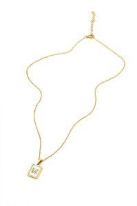 M Pendant Necklace sold by Micas