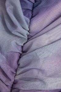 Tie Dye Ruched Mesh Tube Top sold by Micas