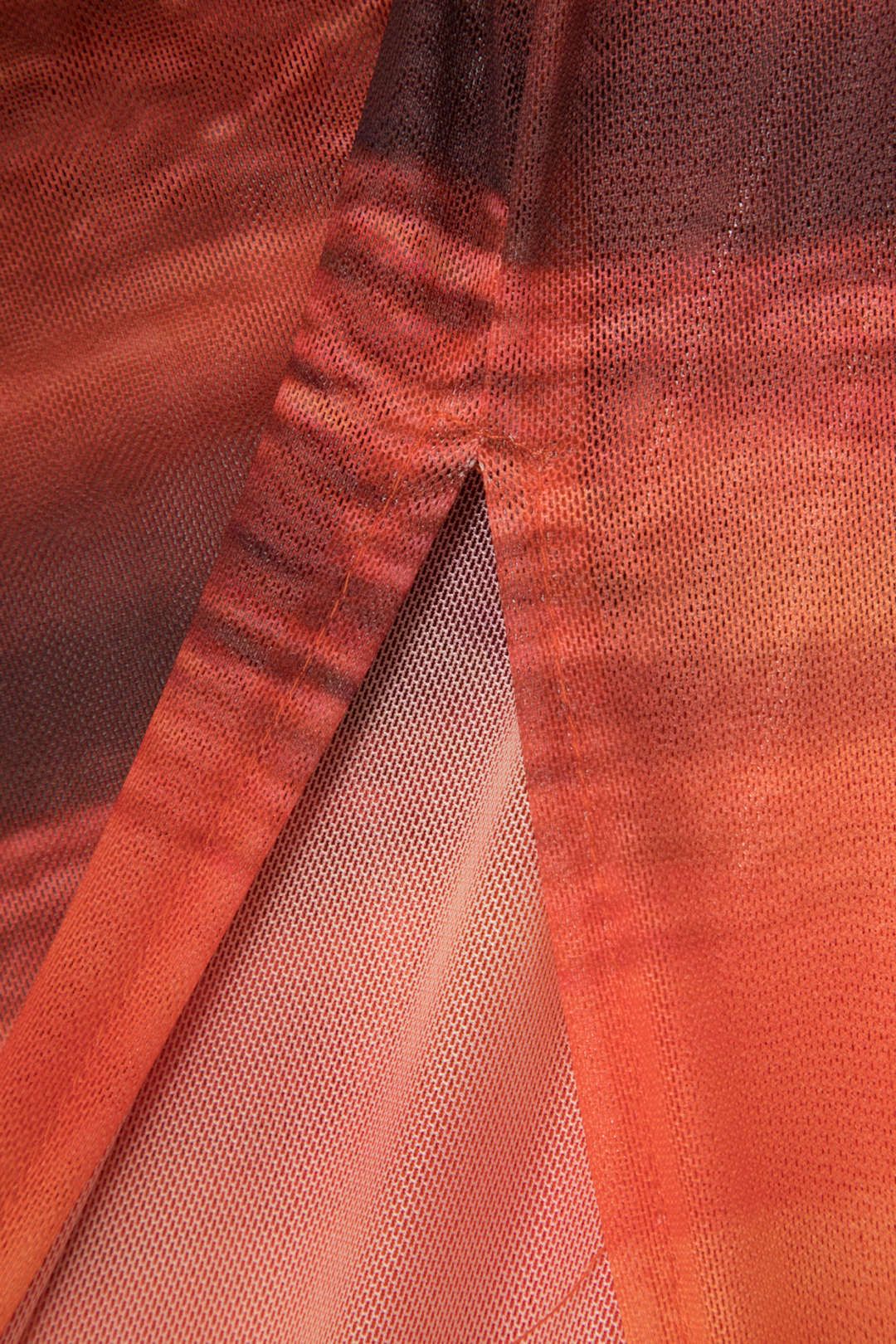 Tie Dye Mesh Short Sleeve Maxi Dress sold by Micas product image thumbnail 5