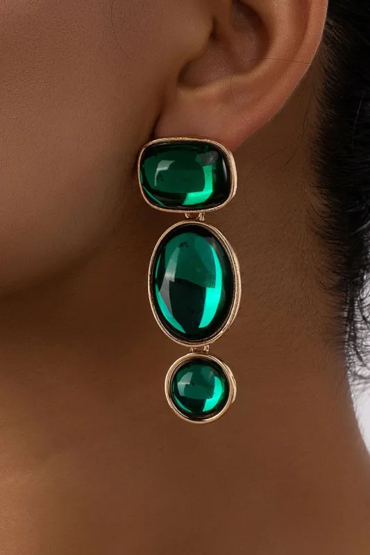 Crystal Hoop Earrings sold by Micas