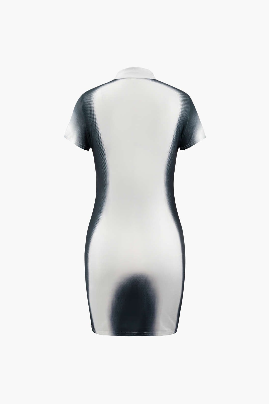 Smudge Print Short Sleeve Mini Dress sold by Micas product image thumbnail 2