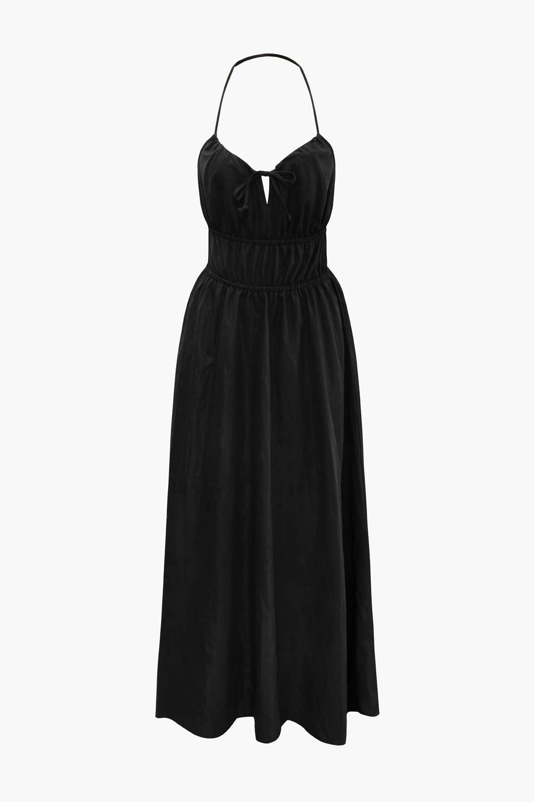 V-neck Halter Maxi Dress sold by Micas