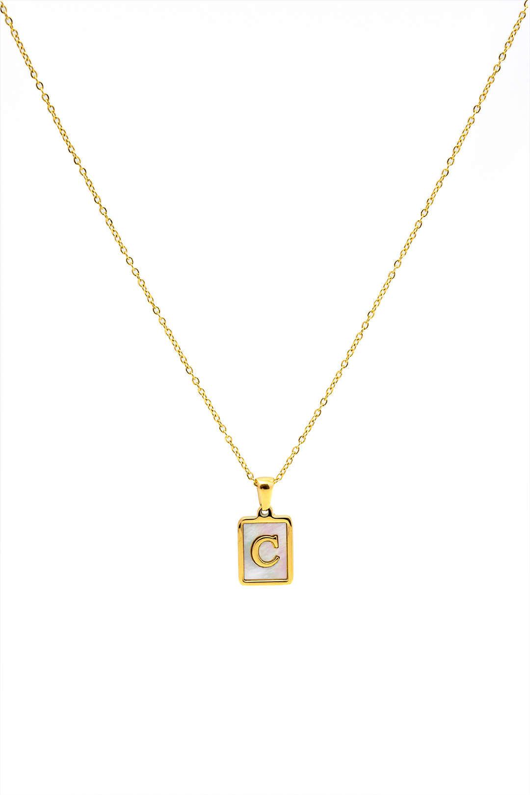 C Pendant Necklace sold by Micas