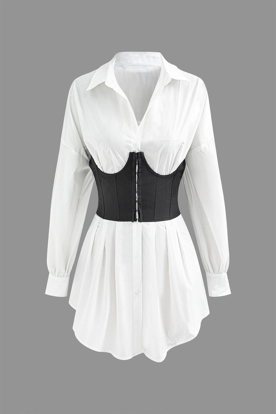 Pleated Long Sleeve Shirt sold by Micas product image thumbnail 3