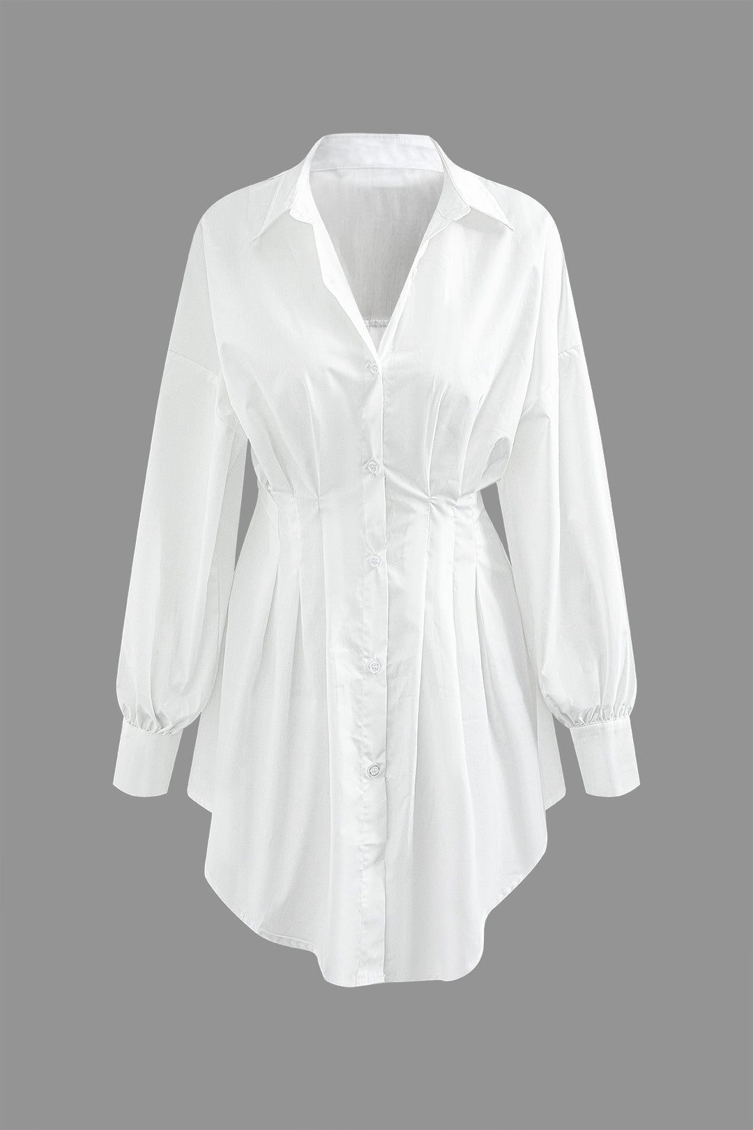 Pleated Long Sleeve Shirt sold by Micas