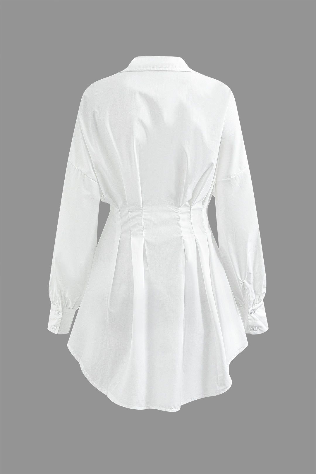 Pleated Long Sleeve Shirt sold by Micas product image thumbnail 2