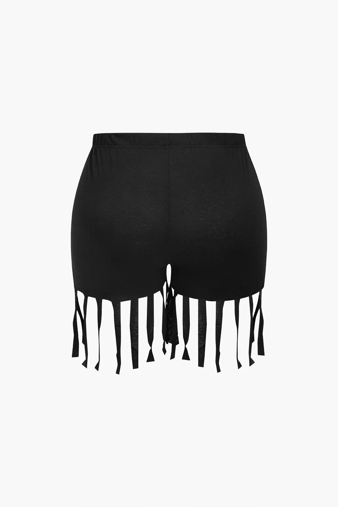 Plus Size Top And Fringe Shorts Set sold by Micas product image thumbnail 5