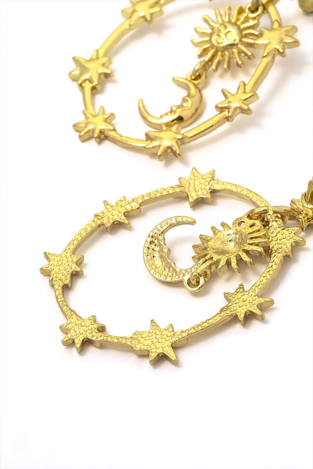 Sun & Star & Moon Pendant Earrings sold by Micas product image thumbnail 4