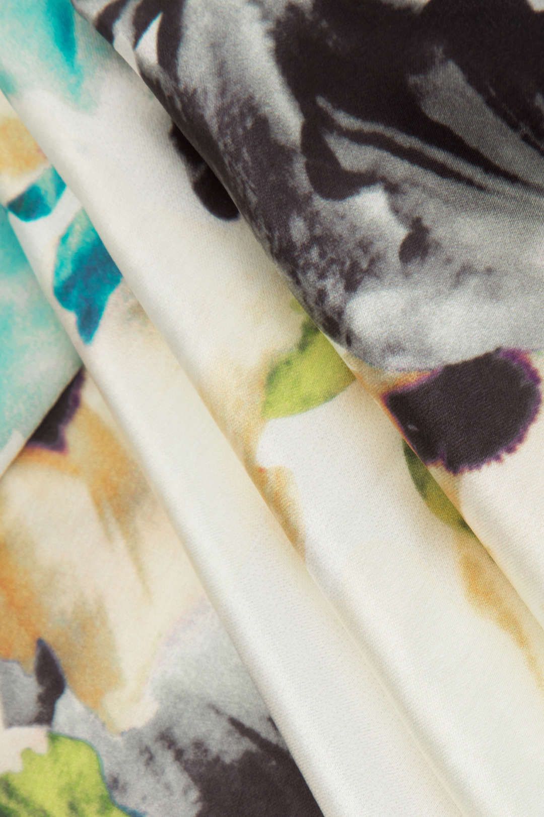 Floral Print Satin Tie Back Midi Dress sold by Micas product image thumbnail 4