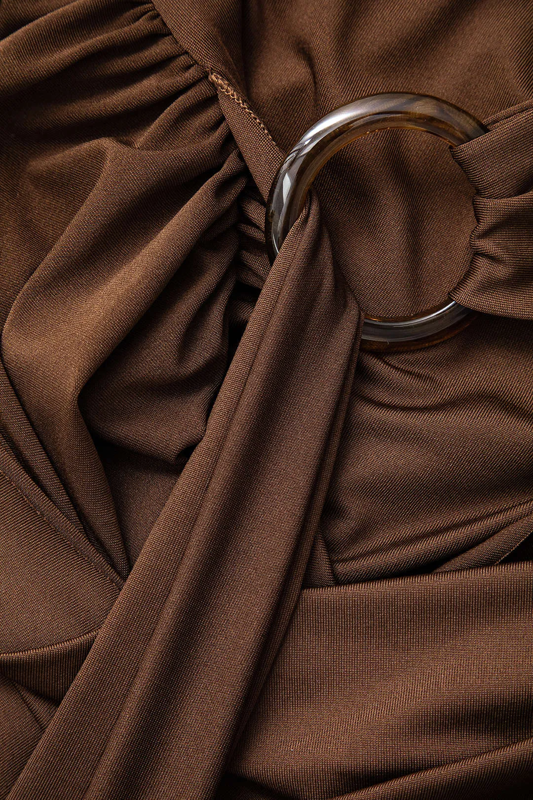 Solid Wrap Tie Long Sleeve Jumpsuit sold by Micas product image thumbnail 5