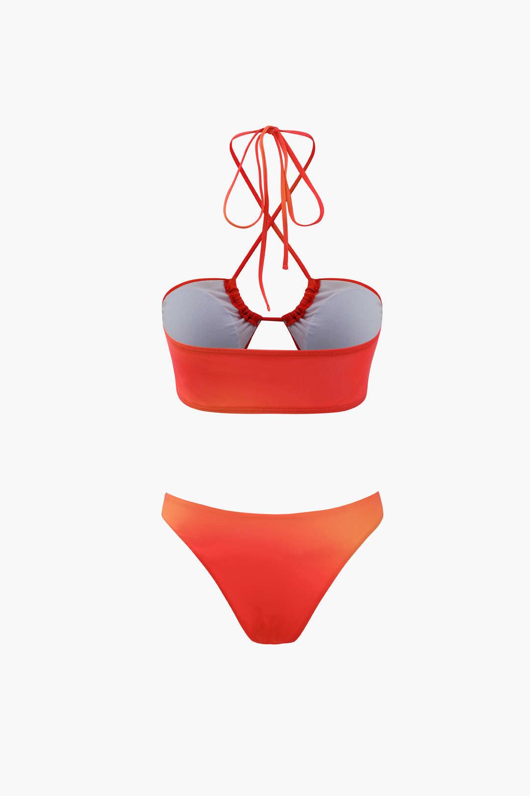 Ombre Halter Tie Bikini Swimsuit sold by Micas product image thumbnail 2