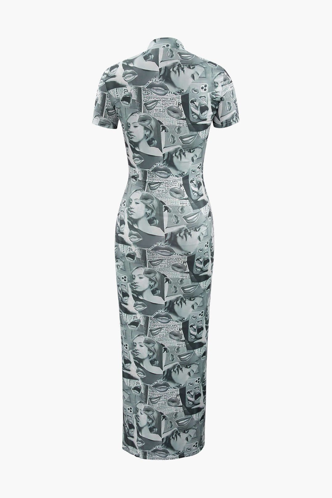 Character Print Short Sleeve Maxi Dress sold by Micas product image thumbnail 2