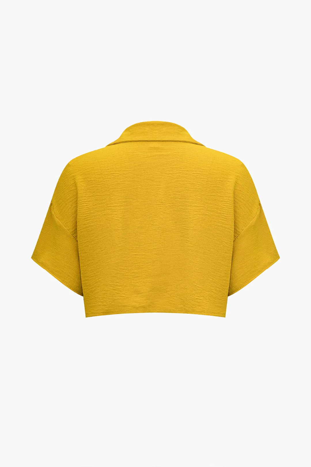 Solid afgrøde top og shorts sæt sold by Micas product image thumbnail 4