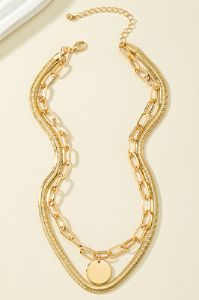 Layered Chain Necklace sold by Micas