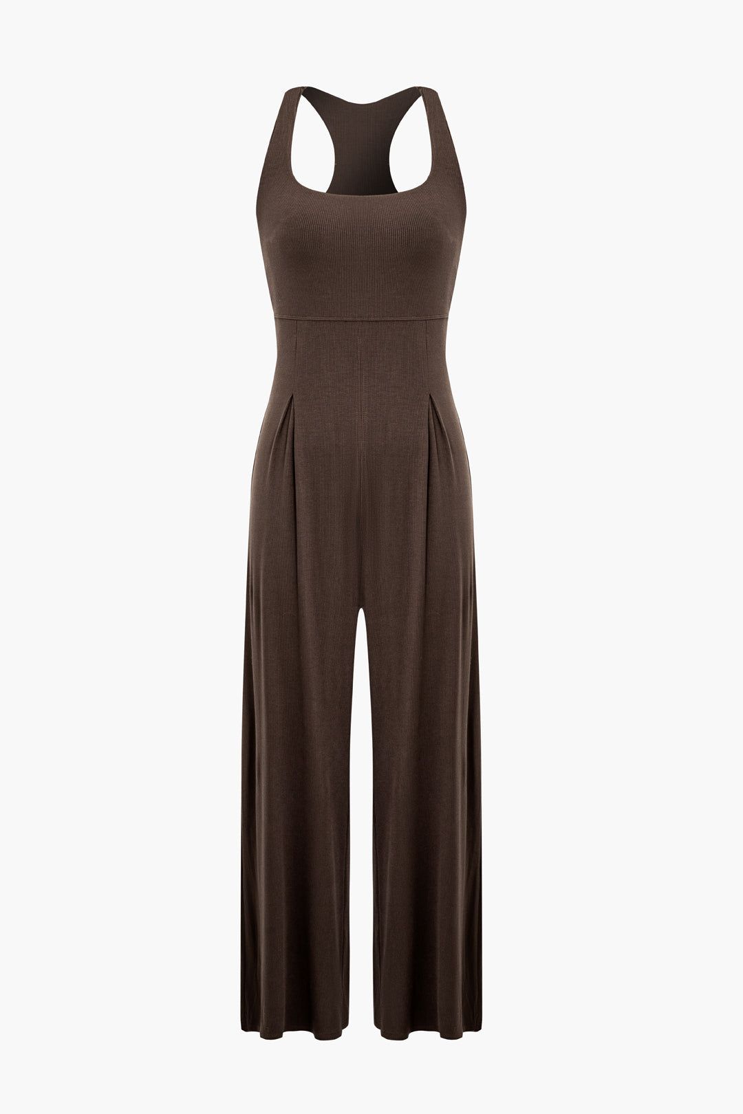 Pleated Square Neck Sleeveless Jumpsuit sold by Micas product image thumbnail 2