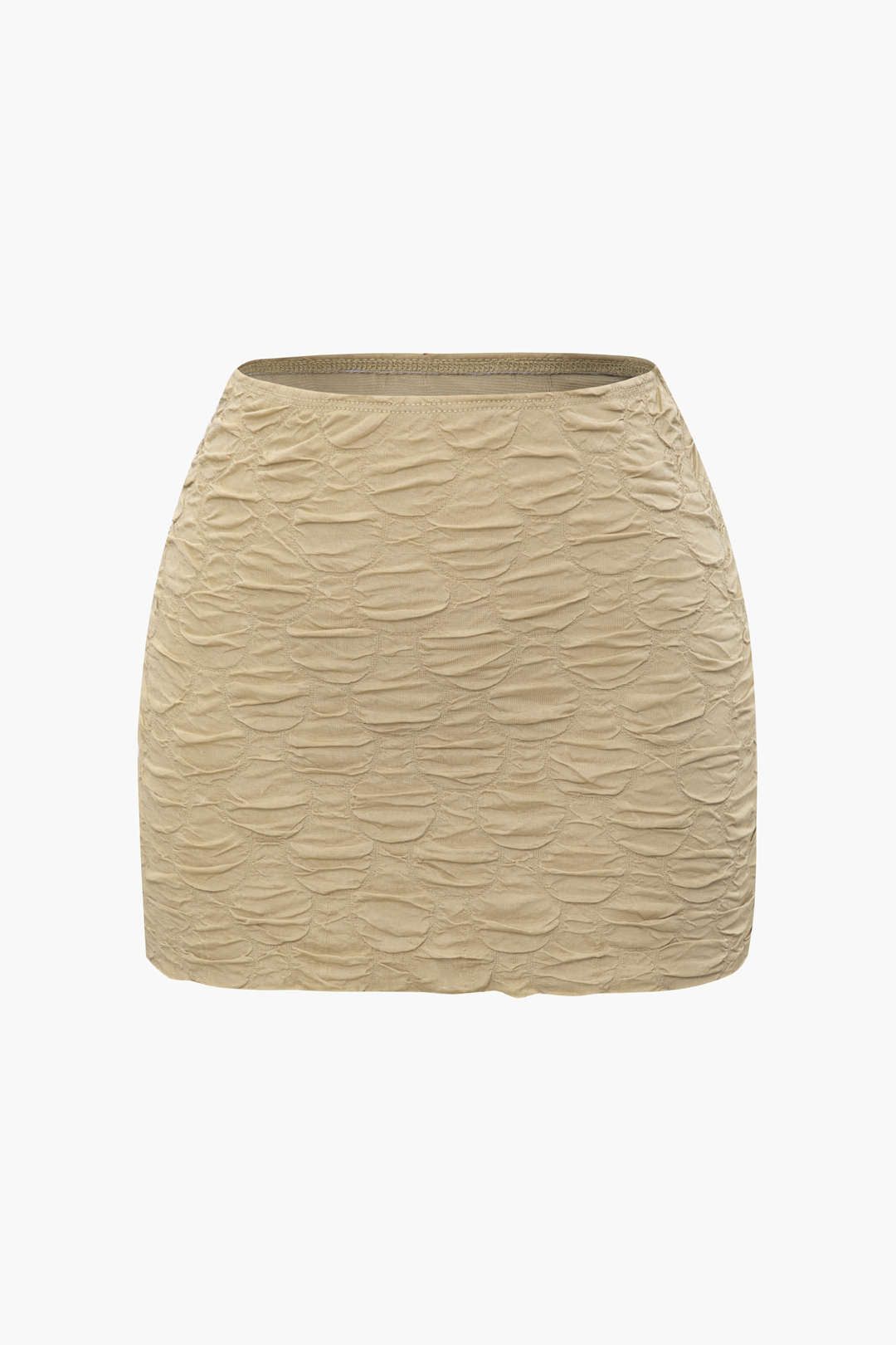 Textured Long Sleeve Crop Top And Mini Skirt Set sold by Micas product image thumbnail 3