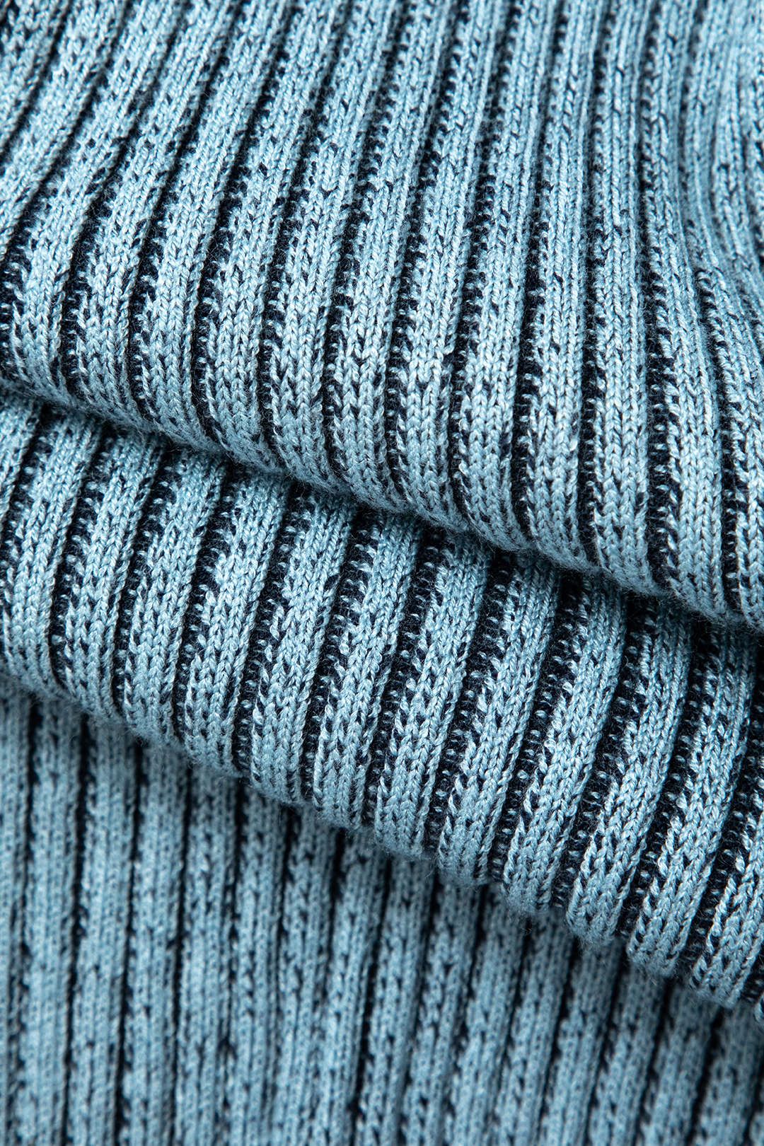 Backless Rib Knit Long Sleeve Mini Dress sold by Micas product image thumbnail 3