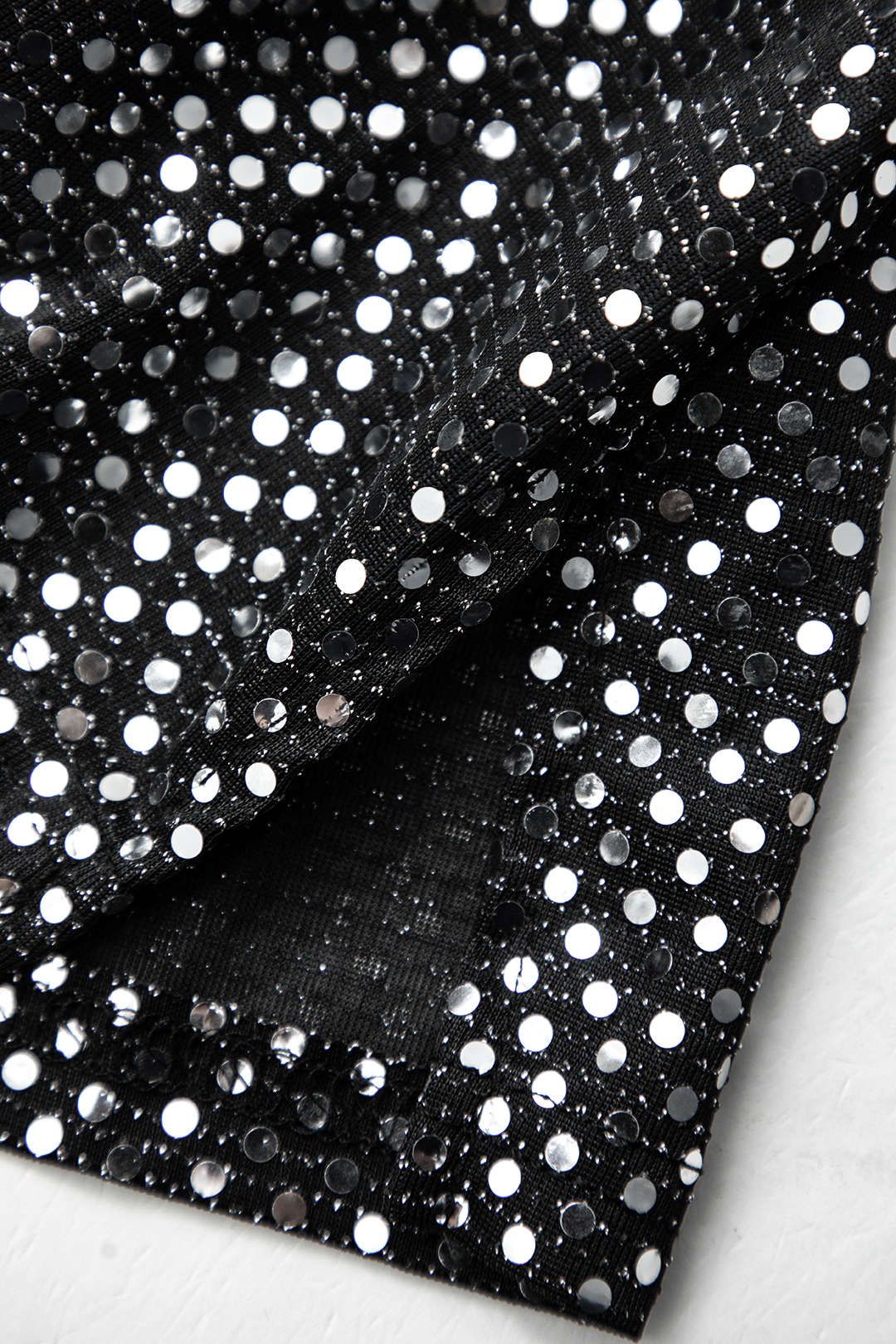 Sequin Cowl Neck Backless Hooded Mini Dress sold by Micas product image thumbnail 8