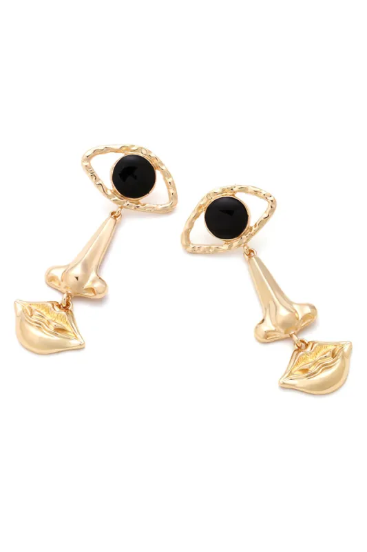 Face Features Pendant Earrings sold by Micas