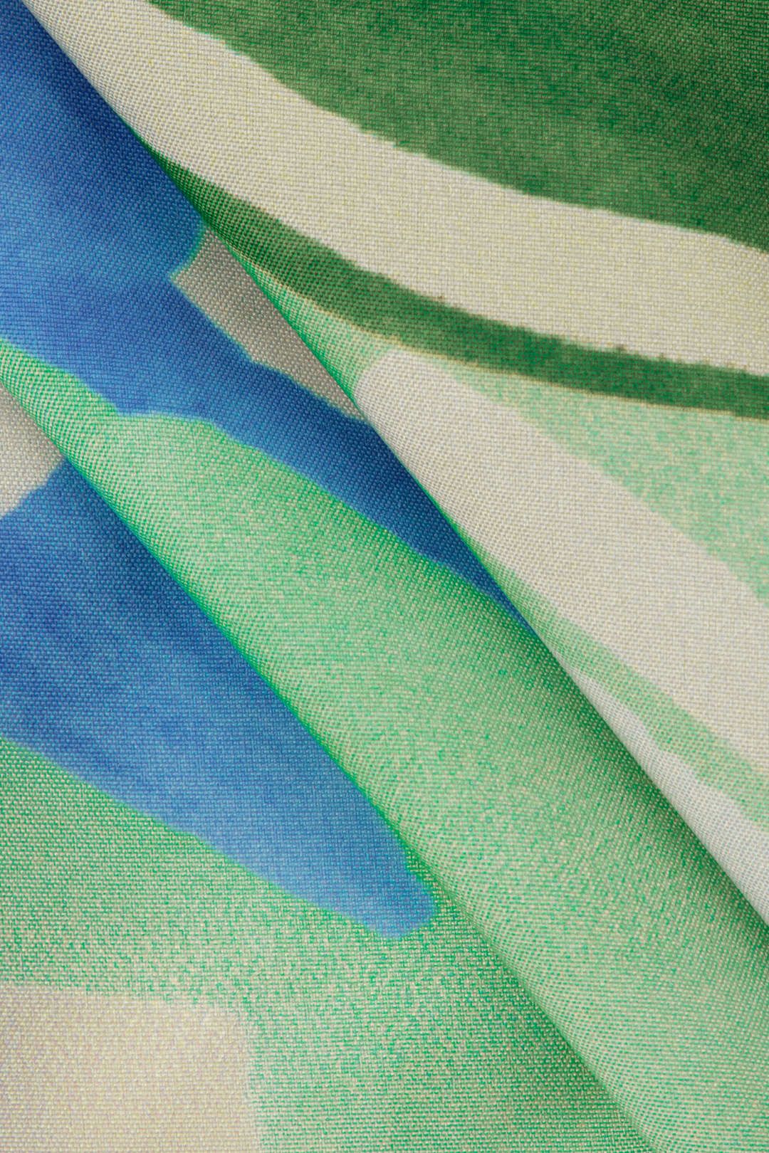 Printed Satin Cap Sleeve Blouse sold by Micas product image thumbnail 4