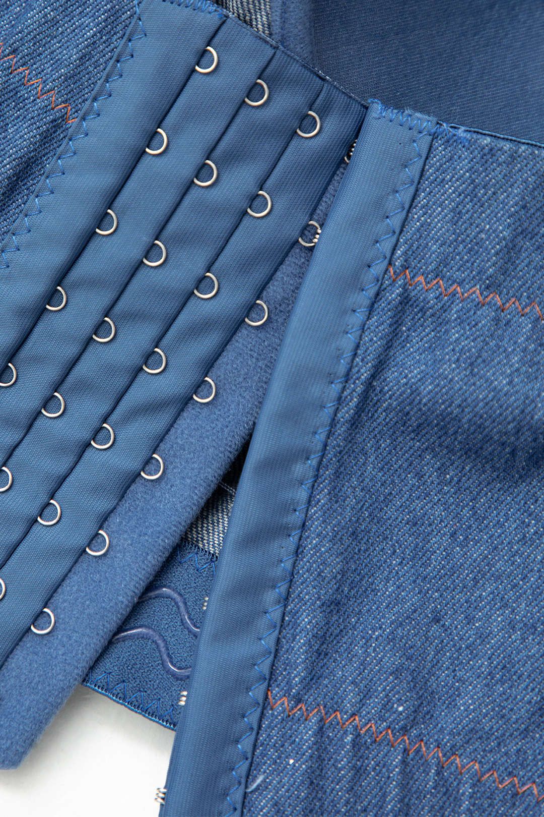 Denim Snowflake-Shape Rhinestone Bustier Top sold by Micas product image thumbnail 4