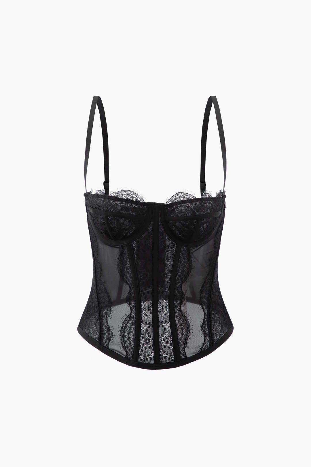 Sheer Lace Cami Top sold by Micas