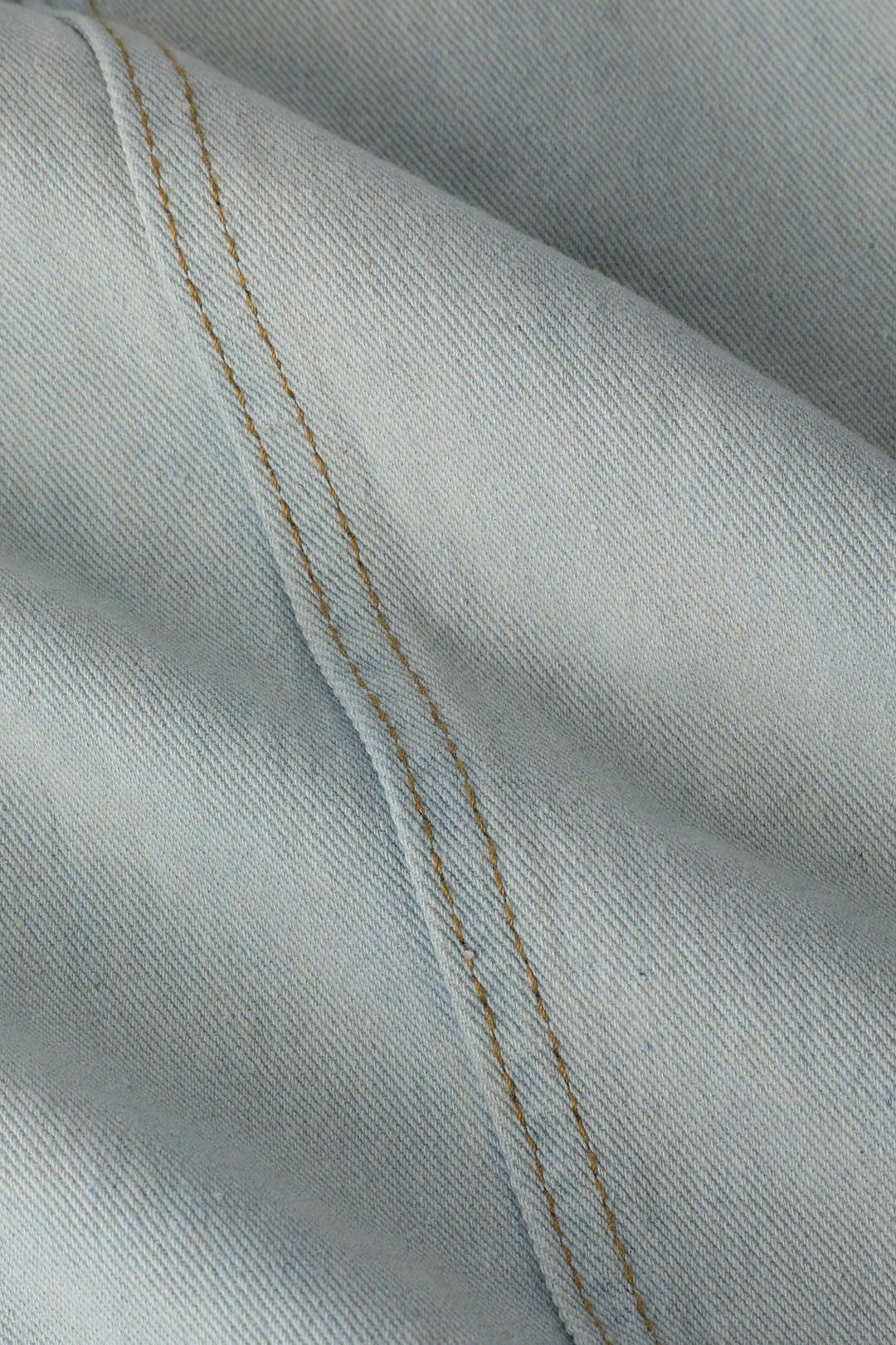 Frayed Trim Slit Denim Mermaid Skirt sold by Micas product image thumbnail 3