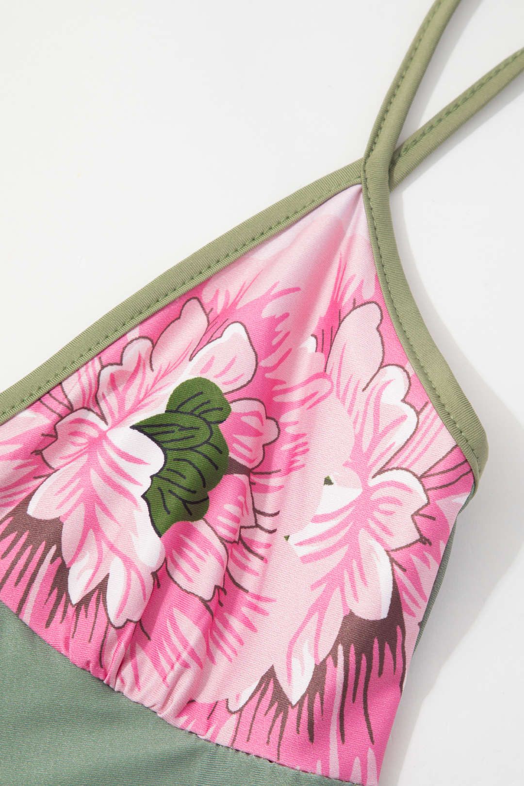 Floral Print V-neck Maxi Slip Dress sold by Micas product image thumbnail 3