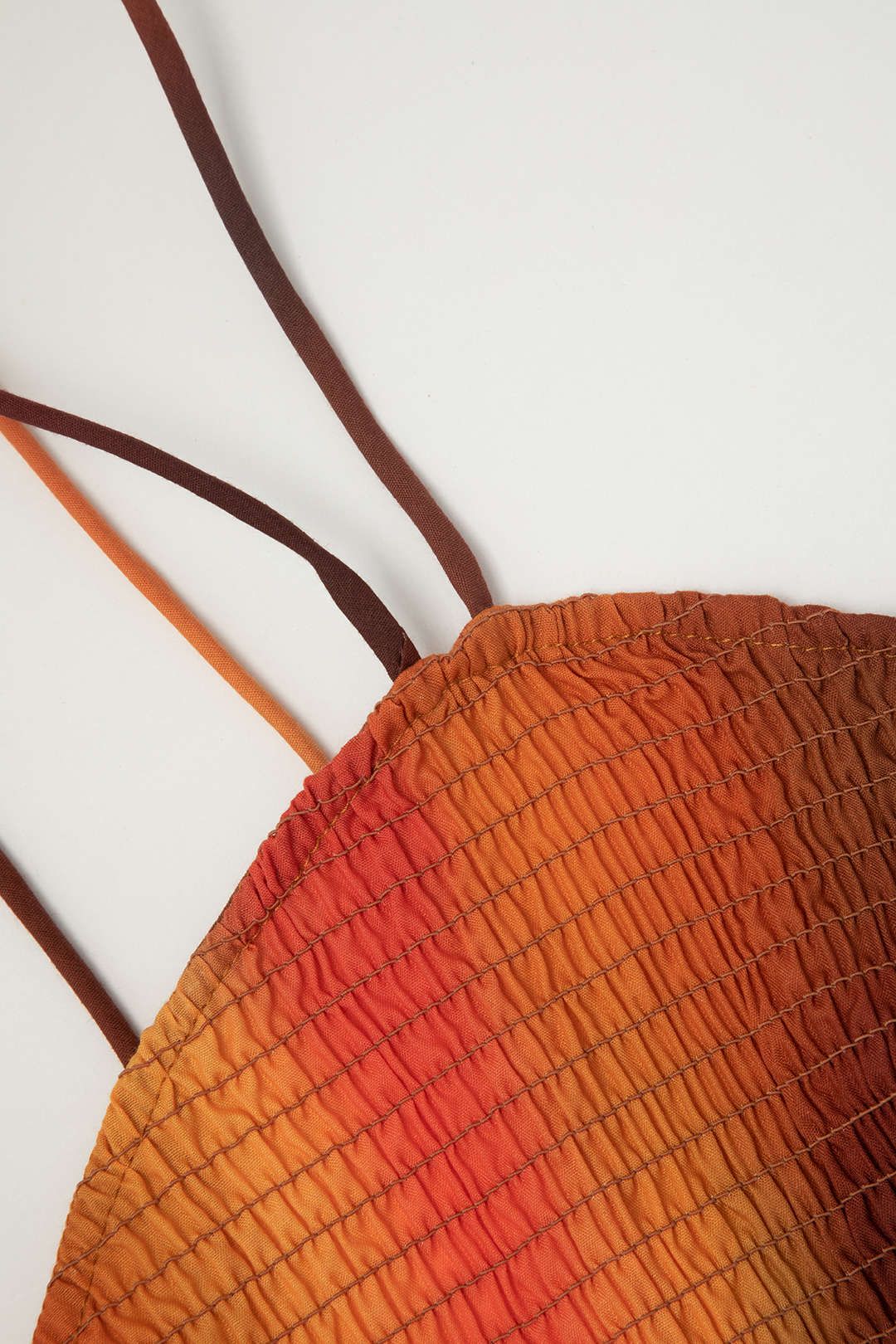 Ombre Cross Tie Back Tiered Maxi Dress sold by Micas product image thumbnail 5