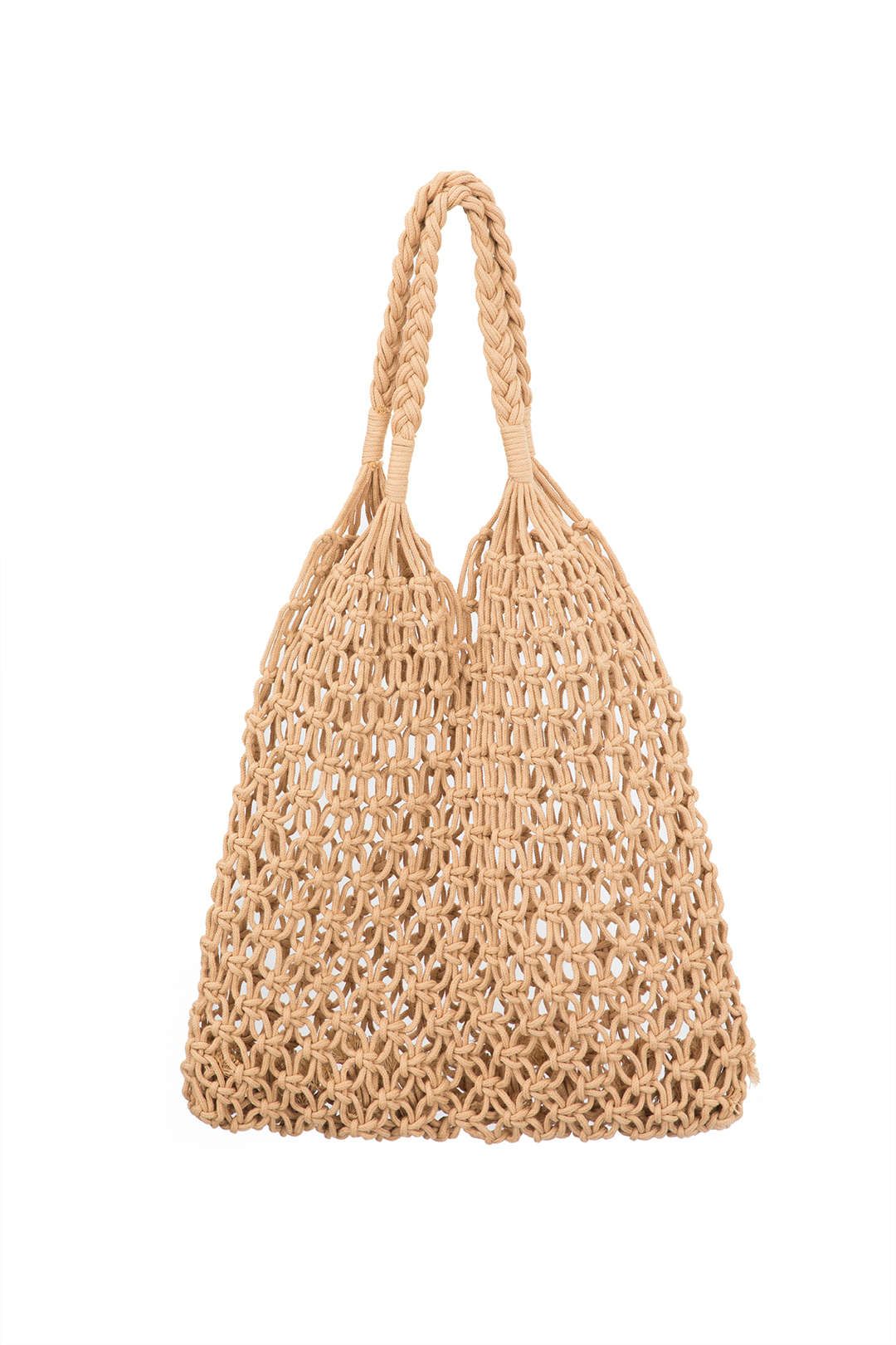 Crochet Woven Tote Bag sold by Micas