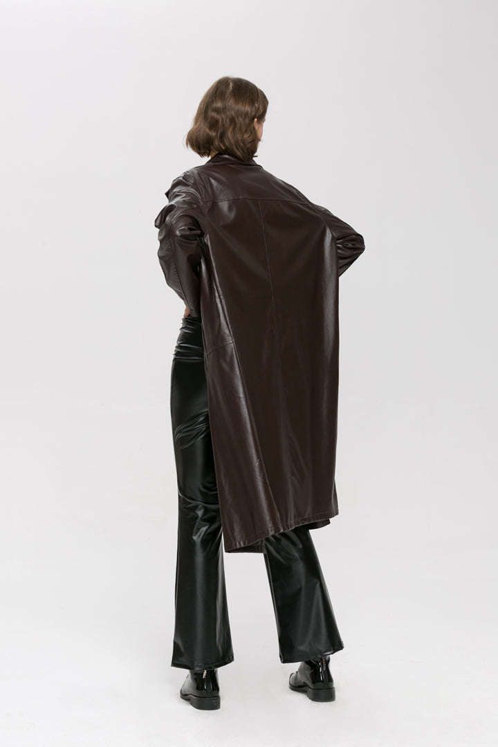 Pu Leather Coat sold by Micas product image thumbnail 7