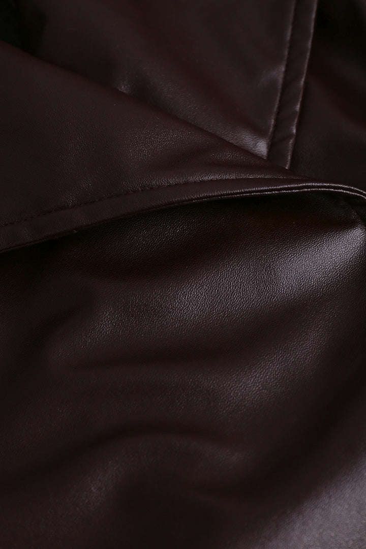 Pu Leather Coat sold by Micas product image thumbnail 3