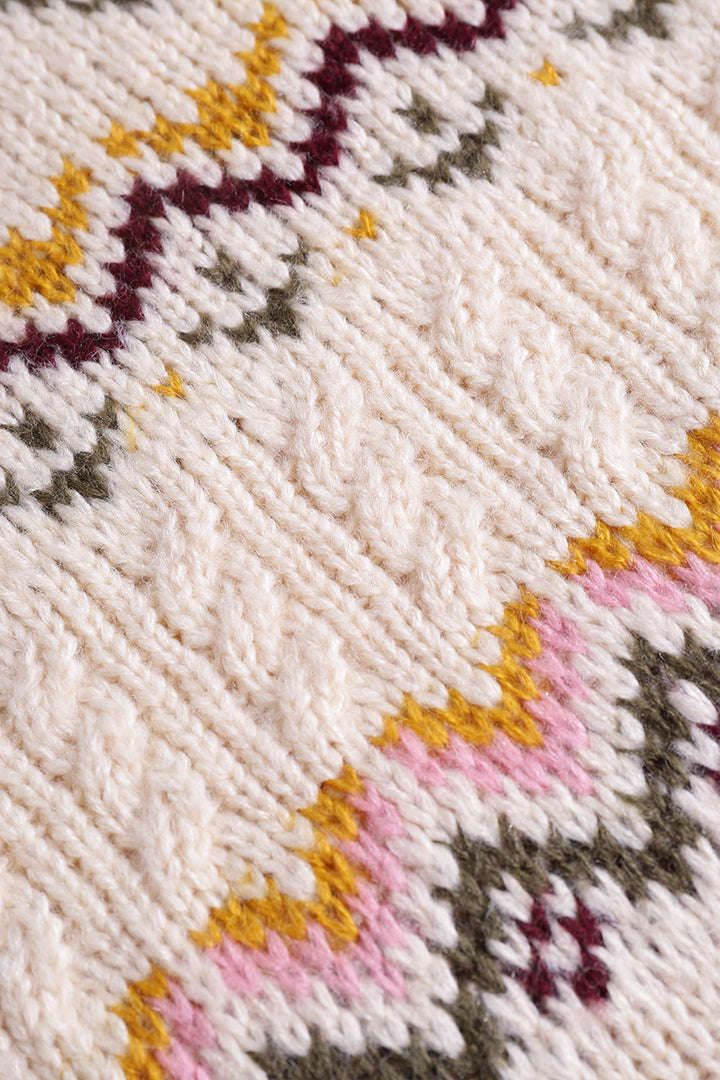 Retro High Neck Knitted Vest sold by Micas product image thumbnail 3