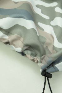 Camo High Waisted Drawstring Multi-Pockets Straight Leg Cargo Pants sold by Micas
