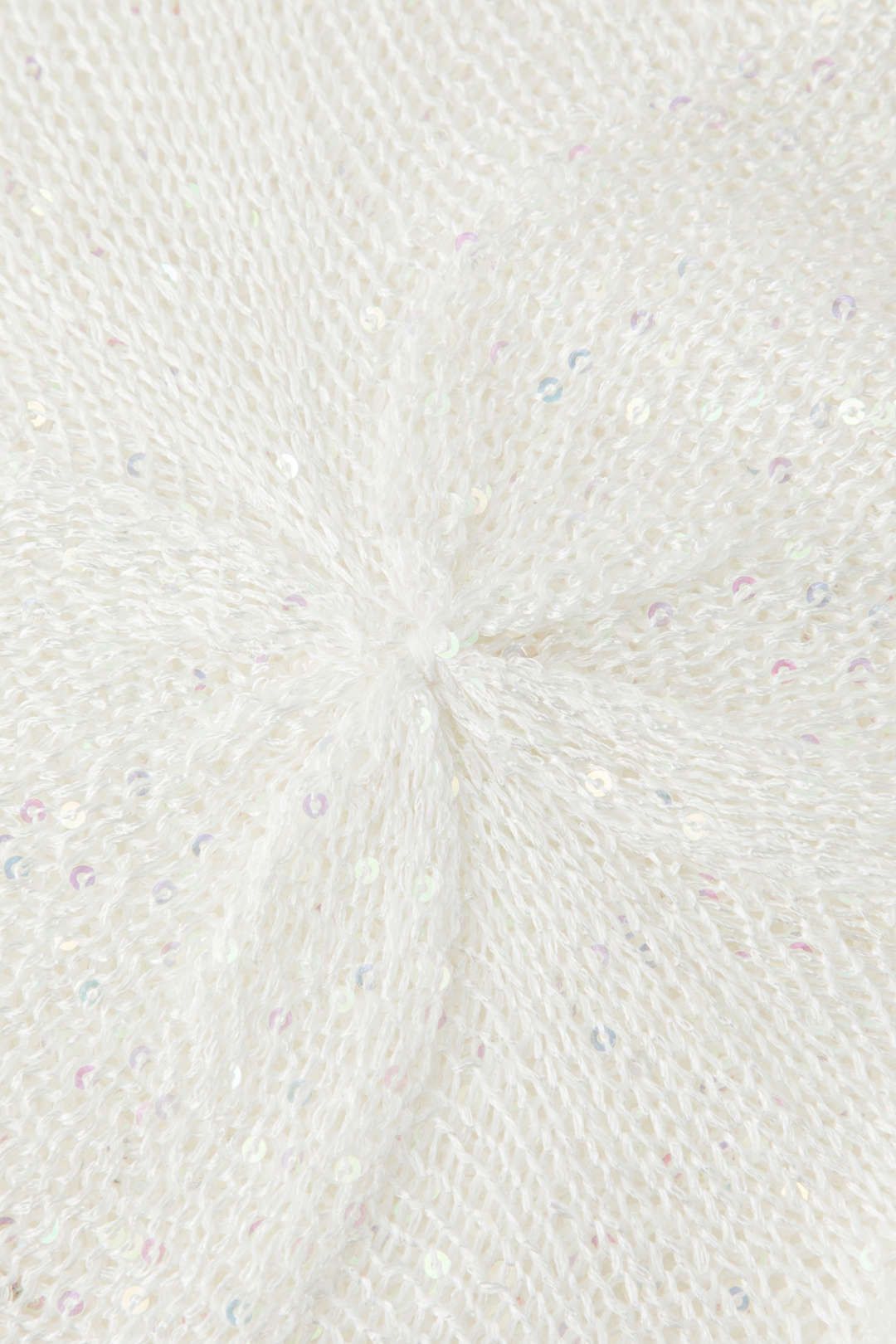 Sequin Embellished Sheer Knit Tank Top sold by Micas product image thumbnail 4