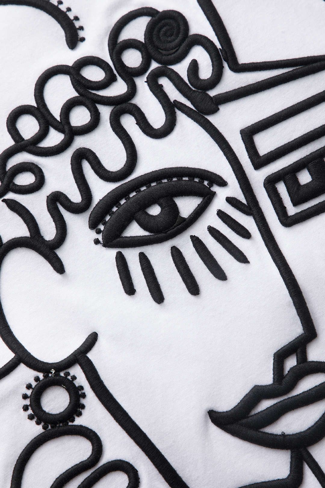 Embroidered Portrait T-Shirt sold by Micas product image thumbnail 3